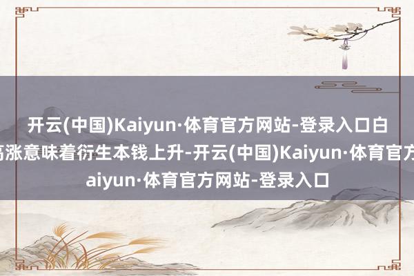 开云(中国)Kaiyun·体育官方网站-登录入口白羽肉鸡苗价钱高涨意味着衍生本钱上升-开云(中国)Kaiyun·体育官方网站-登录入口