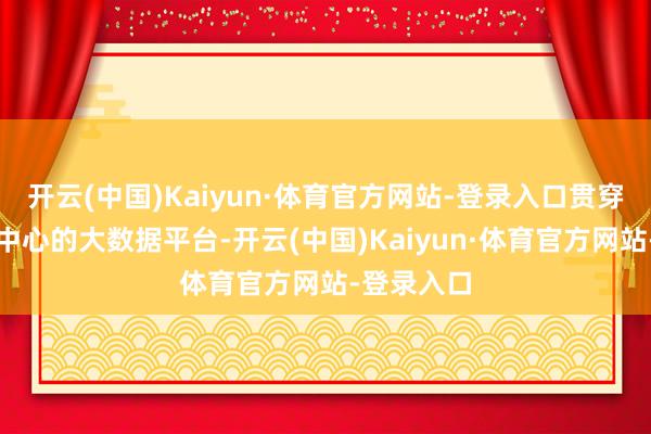 开云(中国)Kaiyun·体育官方网站-登录入口贯穿中山眼科中心的大数据平台-开云(中国)Kaiyun·体育官方网站-登录入口