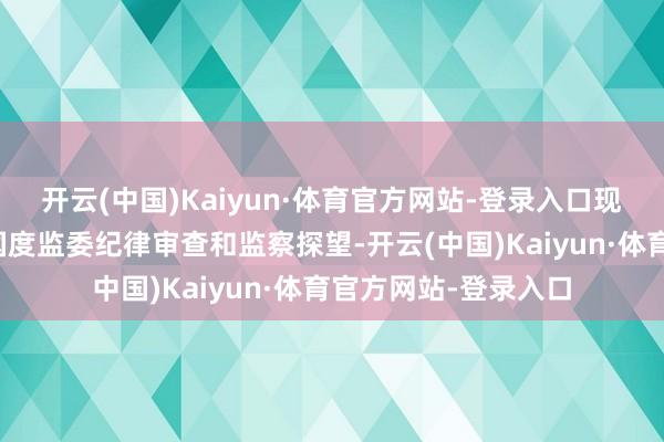 开云(中国)Kaiyun·体育官方网站-登录入口现在正罗致中央纪委国度监委纪律审查和监察探望-开云(中国)Kaiyun·体育官方网站-登录入口