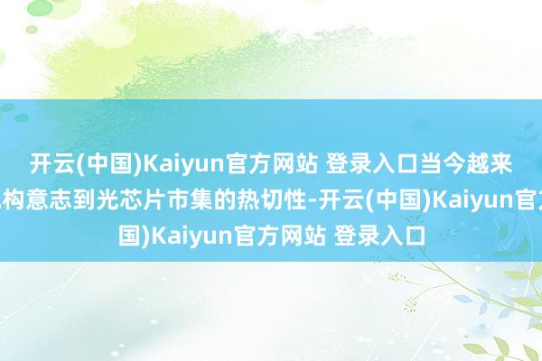 开云(中国)Kaiyun官方网站 登录入口当今越来越多的部门和机构意志到光芯片市集的热切性-开云(中国)Kaiyun官方网站 登录入口